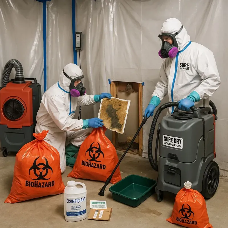 Contaminated Water Handling Protocols process in Gardiner, ME